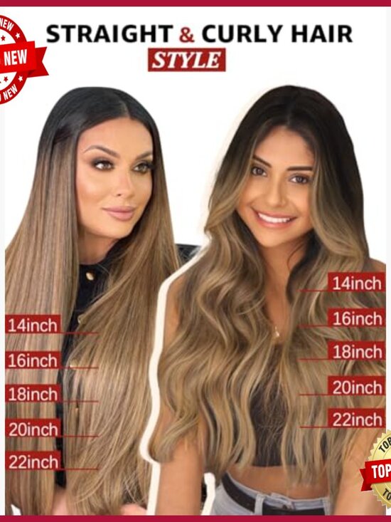 16 Inch Real Human Hair Clip Extensions 6pcs 100g Straight Double Drawn main image 5
